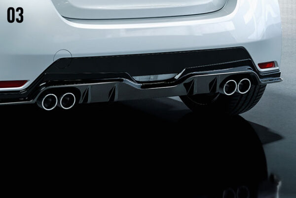 GR Yaris TRD GR Rear Bumper Spoiler - Black