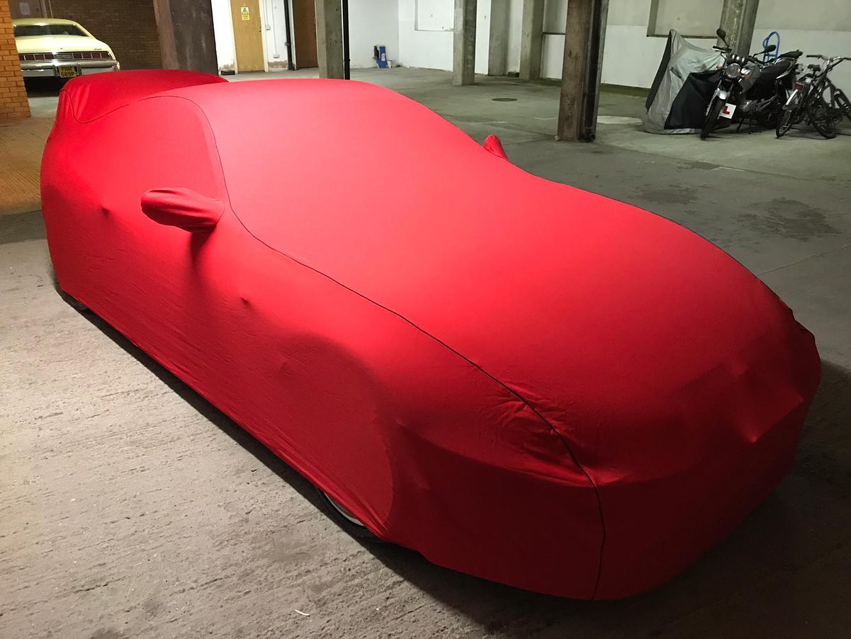 INDOOR CAR COVER FITS TOYOTA SUPRA MK4 BLUE WITH MIRROR POCKETS