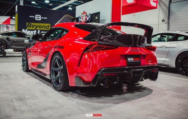 Seibon MB Style Carbon Fibre Rear Spoiler Toyota Supra A90 - Image 8
