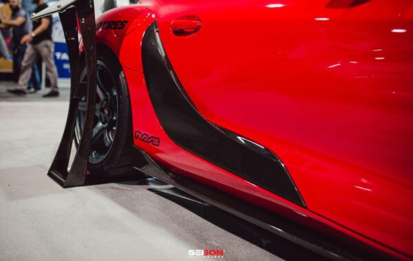 Seibon MB-Style Carbon Front Lip Toyota Supra A90 - Image 11