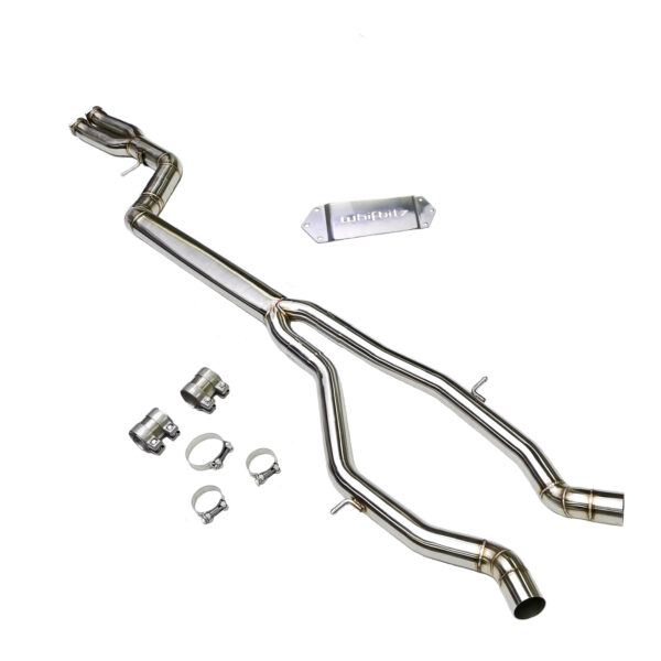 Whifbitz 3.5" Stainless Steel Single Midpipe BMW M3 & M4 F8X - Image 10