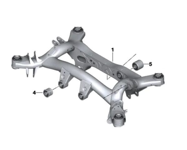 Verkline Rear Lightweight Tubular Rear Subframe Toyota Supra A90 & BMW Z4 G29 - Image 2