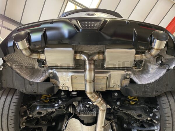 Whifbitz 3.5" Type 1 Stainless Steel Exhaust Toyota GR Supra A90 - Image 3