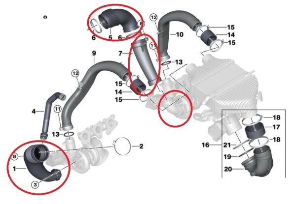 FTP Motorsport Inlet Pipe Kit BMW F80 M4 M3 & M2 Comp - Image 4